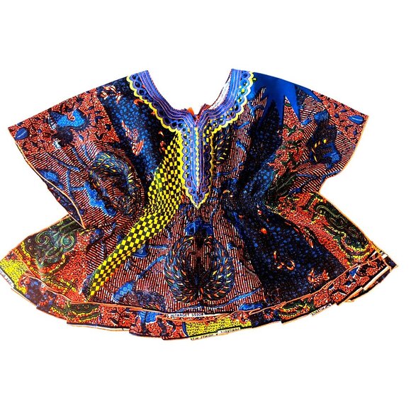CCC Colorful Hitarget Vibrant Cotton Dashiki Unique Embroidery African Wax Print - Picture 9 of 9